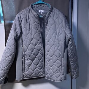 Kim Roger’s Women's Gray Quilted Puffer Jacket